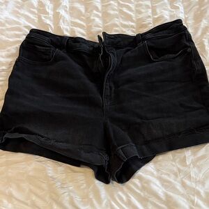 American Eagle Outfitters Black Jean Shorts